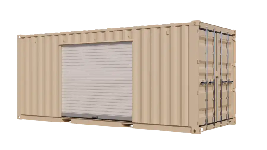 20ft Storage Container w/ Roll-Up Doors