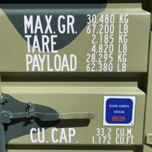 20 x 8 x 8.5 new camo shipping/storage container - Image 4