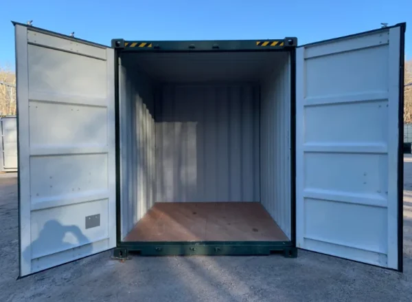 10ft green High Cube shipping container