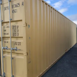 20ft Beige Shipping Container - Image 2