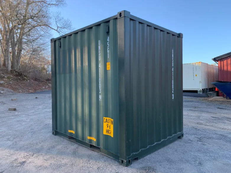 10ft green High Cube shipping container - Image 5