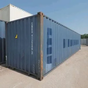 40FT SHIPPING CONTAINER BLUE RAL 5013 - Image 2
