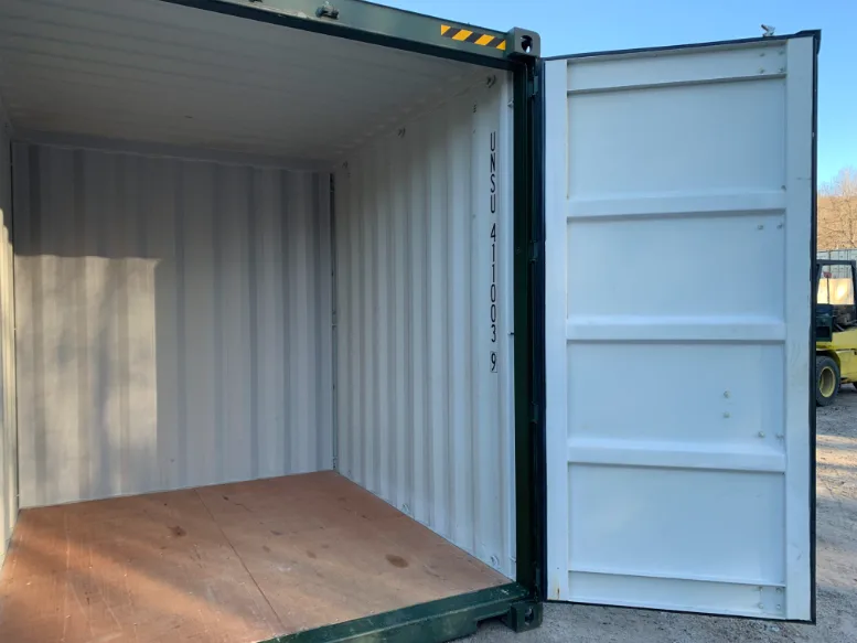 10ft green High Cube shipping container - Image 11